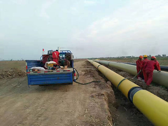 保温管合口机 Q2600聚氨酯保温发泡机 原料加热功率11KW 现场补口(图1) 保温管合口机 现场接头补口机Q2600